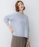 【23区/NIJYUSANKU】の【滝沢眞規子さん着用】クルーネック ヘアリー ニット 人気、トレンドファッション・服の通販 founy(ファニー) ファッションモデル・俳優・女優 Models 女性 Women 滝沢眞規子 Takizawa Makiko ファッション Fashion レディースファッション Fashion for Women トップス・カットソー Cut & Sew Tops ニット Knit Tops & Sweaters エアリー Airy Texture シンプル Simple, Minimal スリット Slit, Slit Detail セーター Sweater, Knitwear パステル Pastel, Soft Color A/W・秋冬 Autumn/Winter 冬 Winter / This Winter 2023年 2023 2023-2024秋冬・A/W Autumn/Winter 2023–24 AW23–24 thumbnail サックスブルー系|ID: prp329100004716771 ipo3291000000034079862