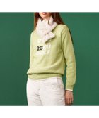 【23区 ゴルフ/NIJYUSANKU GOLF】の【WOMEN】【蓄熱裏地付き】ウールブレンド クルーネック ニット ライトグリーン系5|ID: prp329100004716774 ipo3291000000034526327