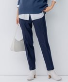 【23区/NIJYUSANKU】の【洗える】ウォームストレッチ テーパード パンツ ネイビー系|ID: prp329100004716781 ipo3291000000034211200