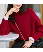 【エニィ スィス/any SiS】のハイネックAir ニット レッド|ID: prp329100004716809 ipo3291000000034675320