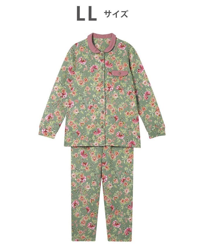 【ワコール/WACOAL】のワコール_リラックス&スリープ パジャマ キルトニット素材(本体) あったか 長袖 長ズボン レディース KDW405 /ワコール インテリア・キッズ・メンズ・レディースファッション・服の通販 founy(ファニー) https://founy.com/ ファッション Fashion レディースファッション Fashion for Women トップス・カットソー Cut & Sew Tops ニット Knit Tops & Sweaters アンティーク Antique-Inspired キルト Quilt, Quilted Fabric パジャマ Pajamas, Sleepwear プリント Print, Printed Pattern ボトム Bottoms, Lower Wear ポケット Pocket, Pocket Detail リラックス Relax, Relaxed Fit ローズ Rose, Rose Motif 無地 Plain, Solid Color 長袖 Long Sleeve, Full Sleeve |ID: prp329100004716811 ipo3291000000035829468