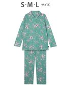 【ワコール/WACOAL】のワコール_リラックス&スリープ パジャマ 綿混(本体) あったか 長袖 長ズボン ミントン レディース NDW462 /ワコール グリーン|ID: prp329100004716812 ipo3291000000035800439