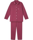 【ワコール 睡眠科学/wacoal suimin】の【ふわごころ(R)パジャマ】 長袖・長ズボン しっとりなめらか ふわふわ触感 YDW420 睡眠科学/ワコール エンジ|ID: prp329100004716820 ipo3291000000034080115