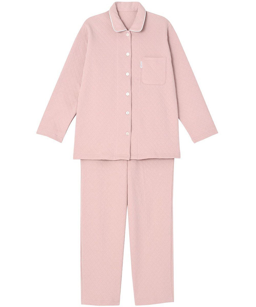 【ワコール 睡眠科学/wacoal suimin】の【ふわごころ(R)パジャマ】 長袖・長ズボン しっとりなめらか ふわふわ触感 YDW420 睡眠科学/ワコール インテリア・キッズ・メンズ・レディースファッション・服の通販 founy(ファニー) 　ファッション　Fashion　レディースファッション　Fashion for Women　トップス・カットソー　Cut & Sew Tops　なめらか　Smooth, Silky Texture　インド　Indian Textile　キルト　Quilt, Quilted Fabric　パジャマ　Pajamas, Sleepwear　ボトム　Bottoms, Lower Wear　長袖　Long Sleeve, Full Sleeve　ピンク|ID: prp329100004716820 ipo3291000000034080121