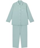 【ワコール 睡眠科学/wacoal suimin】の【ふわごころ(R)パジャマ】 長袖・長ズボン しっとりなめらか ふわふわ触感 YDW420 睡眠科学/ワコール グリーン|ID: prp329100004716820 ipo3291000000035635520