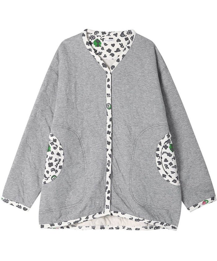 【ツモリチサト スリープ/tsumori chisato SLEEP】のツモリチサト カーディガン キルトニット素材(本体) あったか 長袖 ルームウェア レディース URW431 /ワコール インテリア・キッズ・メンズ・レディースファッション・服の通販 founy(ファニー) https://founy.com/ ファッション Fashion レディースファッション Fashion for Women トップス・カットソー Cut & Sew Tops ニット Knit Tops & Sweaters カーディガン・羽織り Layered Style Cardigans カーディガン Cardigan, Knitwear キルト Quilt, Quilted Fabric パジャマ Pajamas, Sleepwear プリント Print, Printed Pattern ポケット Pocket, Pocket Detail 羽織 Haori, Light Jacket 長袖 Long Sleeve, Full Sleeve |ID: prp329100004716822 ipo3291000000035711893