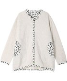 【ツモリチサト スリープ/tsumori chisato SLEEP】のツモリチサト カーディガン キルトニット素材(本体) あったか 長袖 ルームウェア レディース URW431 /ワコール アイボリー|ID: prp329100004716822 ipo3291000000035711897