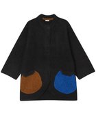 【ツモリチサト スリープ/tsumori chisato SLEEP】のツモリチサト カーディガン あったか 長袖 9分袖 ルームウェア レディース UTW556 /ワコール ブラック|ID: prp329100004716825 ipo3291000000035544405