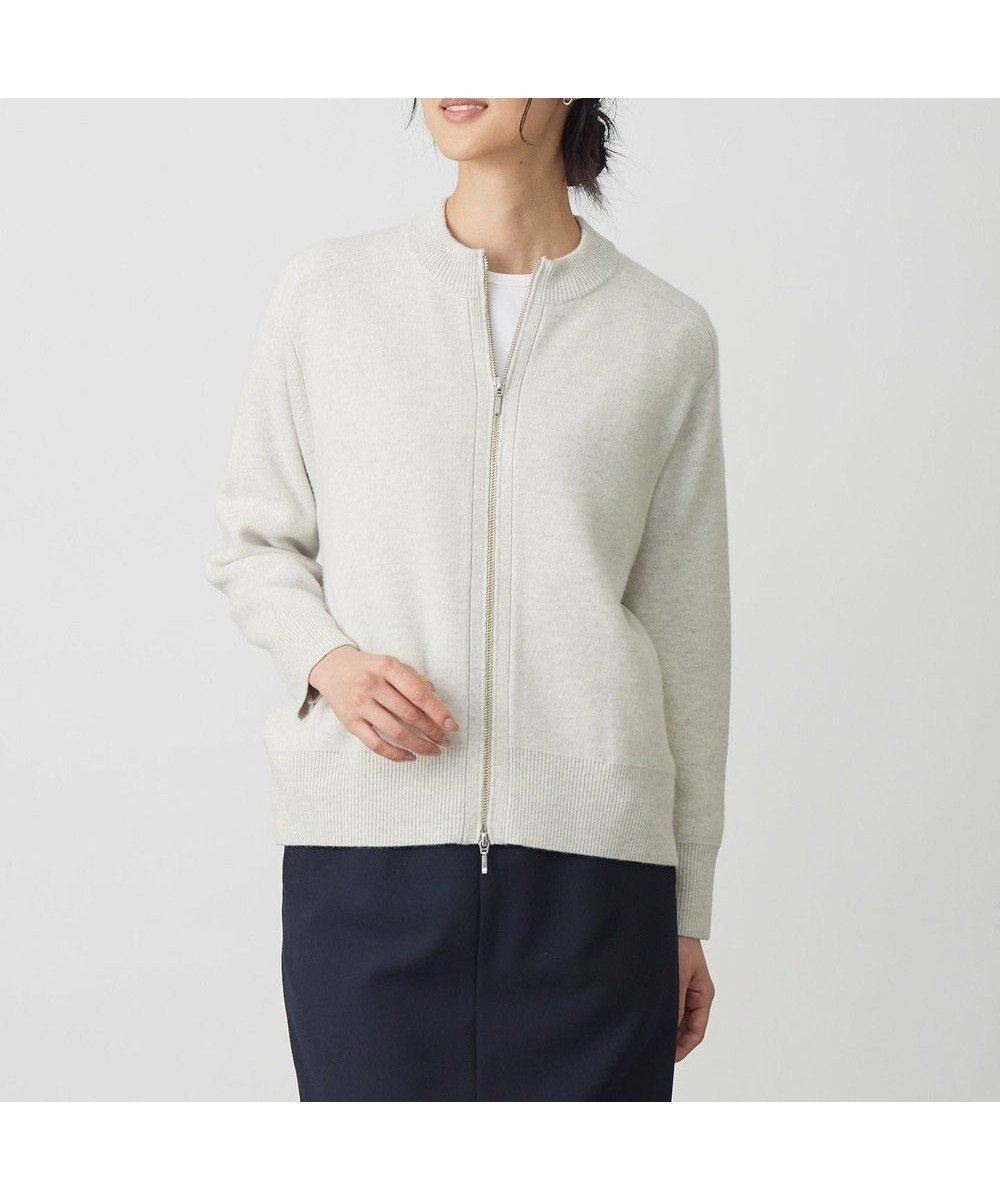 【ジェイ プレス/J.PRESS】のCAT ジップアップ ブルゾン ニット インテリア・キッズ・メンズ・レディースファッション・服の通販 founy(ファニー) ファッション Fashion レディースファッション Fashion for Women アウター Coat / Outerwear Collection ブルゾンジャケット・スポーティアウター Blouson Jackets トップス・カットソー Cut & Sew Tops ニット Knit Tops & Sweaters なめらか Smooth, Silky Texture シンプル Simple, Minimal ジップ Zip, Zipper ジップアップ Zip-Up, Full Zip セーター Sweater, Knitwear ブルゾン Blouson, Bomber Jacket A/W・秋冬 Autumn/Winter ライトグレー系|ID: prp329100004716828 ipo3291000000034080252