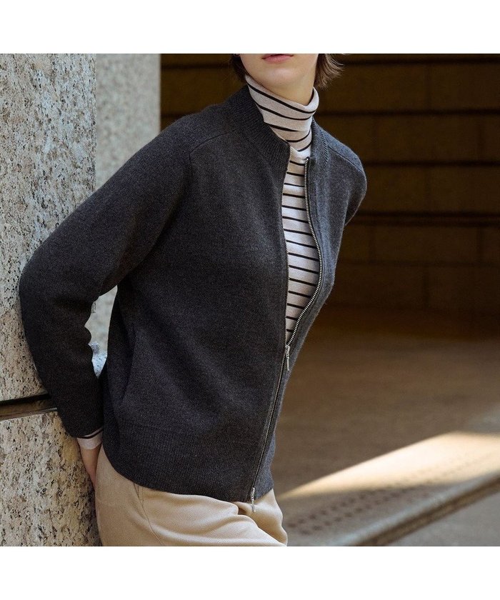 【ジェイ プレス/J.PRESS】のCAT ジップアップ ブルゾン ニット インテリア・キッズ・メンズ・レディースファッション・服の通販 founy(ファニー) https://founy.com/ ファッション Fashion レディースファッション Fashion for Women アウター Coat / Outerwear Collection ブルゾンジャケット・スポーティアウター Blouson Jackets トップス・カットソー Cut & Sew Tops ニット Knit Tops & Sweaters なめらか Smooth, Silky Texture シンプル Simple, Minimal ジップ Zip, Zipper ジップアップ Zip-Up, Full Zip セーター Sweater, Knitwear ブルゾン Blouson, Bomber Jacket A/W・秋冬 Autumn/Winter |ID: prp329100004716828 ipo3291000000035641964