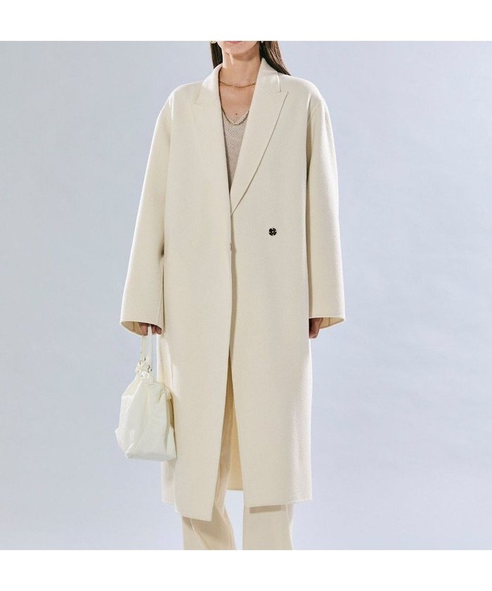 【ベイジ,/BEIGE,】のZION / ウールロングチェスターコート インテリア・キッズ・メンズ・レディースファッション・服の通販 founy(ファニー) https://founy.com/ ファッション Fashion レディースファッション Fashion for Women アウター Coat / Outerwear Collection コート・ロングコート・ピーコート Long Coats, Peacoats & More レディースジャケット・軽アウター Jackets チェスターコート・ロング丈アウター Chester Coats / Chesterfield Long Coats インナー Innerwear 秋 Autumn ジャケット Jacket, Outerwear チェスターコート Chester Coat, Long Coat デニム Denim, Jeans Material フロント Front, Front Design ロング Long, Long-Length A/W・秋冬 Autumn/Winter |ID: prp329100004716833 ipo3291000000034080280