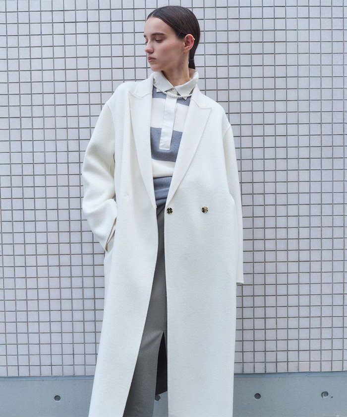 【ベイジ,/BEIGE,】のZION / ウールロングチェスターコート インテリア・キッズ・メンズ・レディースファッション・服の通販 founy(ファニー) https://founy.com/ ファッション Fashion レディースファッション Fashion for Women アウター Coat / Outerwear Collection コート・ロングコート・ピーコート Long Coats, Peacoats & More レディースジャケット・軽アウター Jackets チェスターコート・ロング丈アウター Chester Coats / Chesterfield Long Coats インナー Innerwear 秋 Autumn ジャケット Jacket, Outerwear チェスターコート Chester Coat, Long Coat デニム Denim, Jeans Material フロント Front, Front Design ロング Long, Long-Length A/W・秋冬 Autumn/Winter |ID: prp329100004716833 ipo3291000000034707330