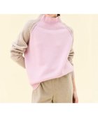 【ベイジ,/BEIGE,】のRULE / ウールカシミヤバイカラーハイネックニット 人気、トレンドファッション・服の通販 founy(ファニー) ファッション Fashion レディースファッション Fashion for Women トップス・カットソー Cut & Sew Tops ニット Knit Tops & Sweaters 新作・新入荷 New Arrivals / New In アイレット Eyelet Lace セーター Sweater, Knitwear リラックス Relax, Relaxed Fit ワイド Wide, Wide Fit A/W・秋冬 Autumn/Winter thumbnail Lilac × Taupe|ID: prp329100004716835 ipo3291000000034080290