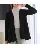 【ティアクラッセ/Tiaclasse】の【洗える】リブ切替フレアカーディガン ブラック|ID: prp329100004716838 ipo3291000000035798601