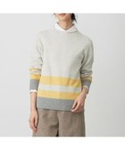 【ジェイ プレス/J.PRESS】のCAT ブロッキング ニット イエロー系|ID: prp329100004716842 ipo3291000000034080326