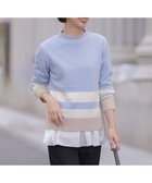 【ジェイ プレス/J.PRESS】のCAT ブロッキング ニット サックス系|ID: prp329100004716842 ipo3291000000034413447