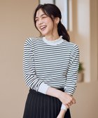 【エニー/ANY】の【洗濯機可/吸湿発熱】フリルネックニット 人気、トレンドファッション・服の通販 founy(ファニー) ファッション Fashion レディースファッション Fashion for Women トップス・カットソー Cut & Sew Tops ニット Knit Tops & Sweaters アクリル Acrylic Material インナー Innerwear シンプル Simple, Minimal セーター Sweater, Knitwear フリル Frill, Ruffle 洗える Machine Washable A/W・秋冬 Autumn/Winter thumbnail [WEB限定]ボーダー|ID: prp329100004716846 ipo3291000000034270767