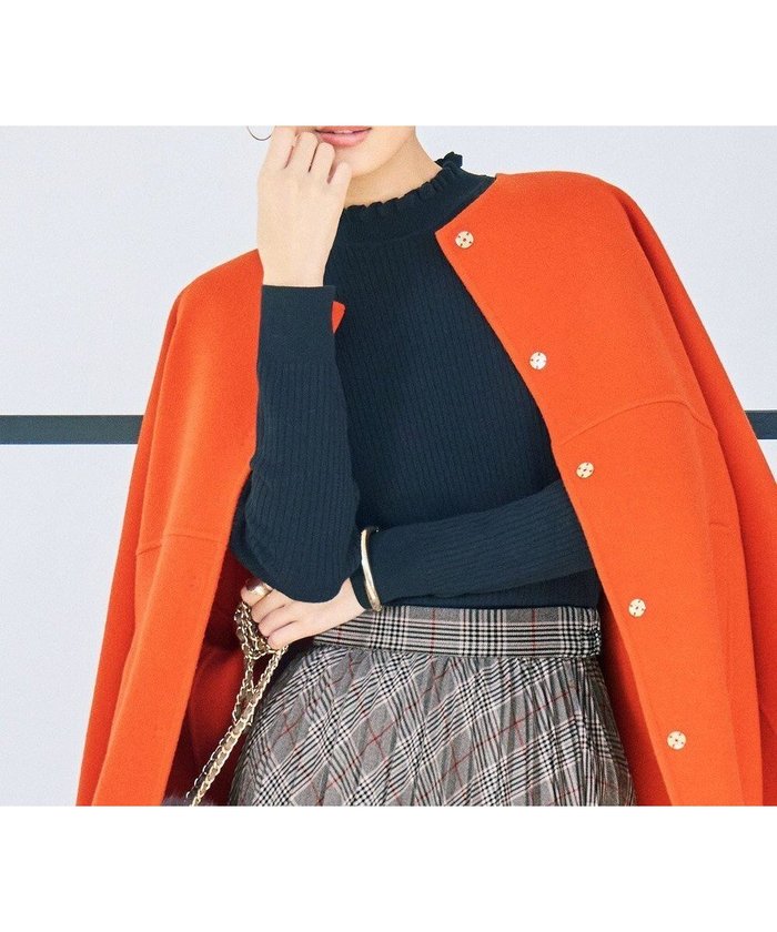 【エニー/ANY】の【6色展開】フリルネックニット インテリア・キッズ・メンズ・レディースファッション・服の通販 founy(ファニー) https://founy.com/ ファッション Fashion レディースファッション Fashion for Women トップス・カットソー Cut & Sew Tops ニット Knit Tops & Sweaters アクリル Acrylic Material インナー Innerwear シンプル Simple, Minimal セーター Sweater, Knitwear フリル Frill, Ruffle 洗える Machine Washable A/W・秋冬 Autumn/Winter |ID: prp329100004716846 ipo3291000000034827338