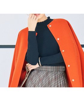 【エニー/ANY】の【6色展開】フリルネックニット 人気、トレンドファッション・服の通販 founy(ファニー) ファッション Fashion レディースファッション Fashion for Women トップス・カットソー Cut & Sew Tops ニット Knit Tops & Sweaters アクリル Acrylic Material インナー Innerwear シンプル Simple, Minimal セーター Sweater, Knitwear フリル Frill, Ruffle 洗える Machine Washable A/W・秋冬 Autumn/Winter |ID:prp329100004716846