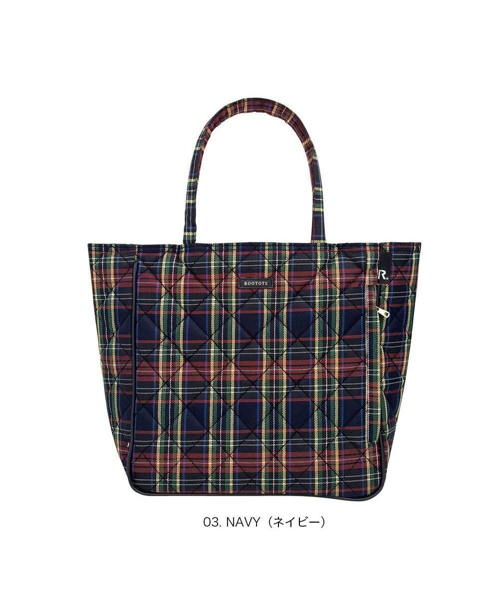 【ルートート/ROOTOTE】の3618【自立・底板入り】EU.デリ.チェックキルト-C インテリア・キッズ・メンズ・レディースファッション・服の通販 founy(ファニー) ファッション Fashion レディースファッション Fashion for Women バッグ Bags カメラ Camera Accessories キルティング Quilted, Quilting キルト Quilt, Quilted Fabric コンパクト Compact, Small Size 傘 Umbrella, Parasol スマート Smart, Elegant 財布 Wallet, Purse チェック Check, Plaid, Tartan デニム Denim, Jeans Material ドット Polka Dot, Dot Pattern バランス Balance, Style Balance パイピング Piping, Trim Design プリント Print, Printed Pattern ポケット Pocket, Pocket Detail ポーチ Pouch, Small Case ランダム Random, Irregular 新作・新入荷 New Arrivals / New In 03:ネイビー|ID: prp329100004716847 ipo3291000000034080348