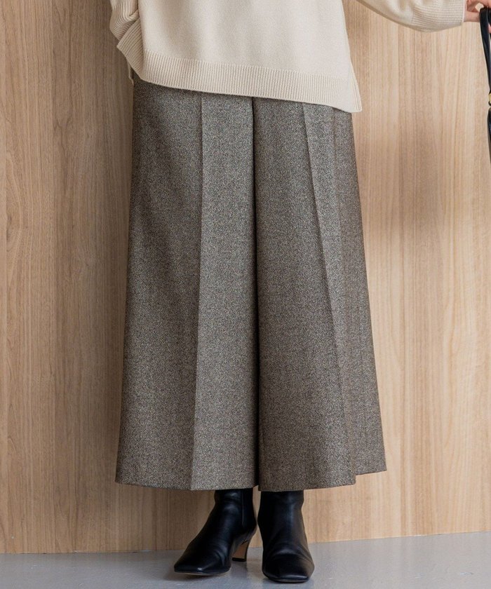 【23区/NIJYUSANKU】のラメミックスツイード クロップド パンツ インテリア・キッズ・メンズ・レディースファッション・服の通販 founy(ファニー) https://founy.com/ ファッション Fashion レディースファッション Fashion for Women パンツ Pants & Trousers 2025年 2025 2025-2026秋冬・A/W Autumn/Winter 2025–26 AW25–26 冬 Winter / This Winter エレガント 上品 Elegant クロップド Cropped, Short Length ストレッチ Stretch, Stretchy Fabric ツイード Twill, Twill Weave トレンド Trend, Trending Now バランス Balance, Style Balance モノトーン Monotone, Black and White ワイド Wide, Wide Fit A/W・秋冬 Autumn/Winter |ID: prp329100004716852 ipo3291000000035626916