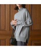 【23区/NIJYUSANKU】の【Oggi12月号掲載/洗える】カシミヤブレンド ハイネック ニット ライトグレー系|ID: prp329100004716854 ipo3291000000034320260