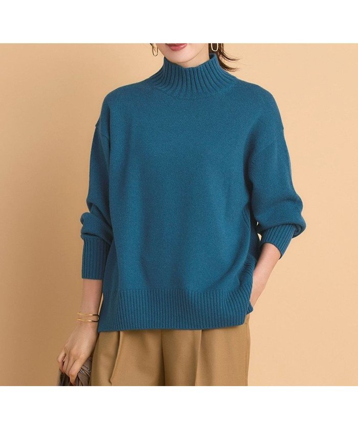 【23区/NIJYUSANKU】の【Oggi12月号掲載/洗える】カシミヤブレンド ハイネック ニット インテリア・キッズ・メンズ・レディースファッション・服の通販 founy(ファニー) https://founy.com/ 雑誌掲載アイテム Magazine Picks & Fashion Features ファッション雑誌 Fashion Magazines オッジ Oggi ファッション Fashion レディースファッション Fashion for Women トップス・カットソー Cut & Sew Tops ニット Knit Tops & Sweaters イタリア Italy 洗える Machine Washable 12月号 December Issue シンプル Simple, Minimal スリット Slit, Slit Detail セーター Sweater, Knitwear 雑誌 Magazine, Fashion Magazine ハイネック High Neck, Mock Neck フロント Front, Front Design ラウンド Round, Round Neck A/W・秋冬 Autumn/Winter 冬 Winter / This Winter エレガント 上品 Elegant 2025年 2025 2025-2026秋冬・A/W Autumn/Winter 2025–26 AW25–26 |ID: prp329100004716854 ipo3291000000034426266