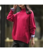 【23区/NIJYUSANKU】の【見上愛さんコラボカラー/Oggi12月号掲載】カシミヤブレンド ハイネック ニット マゼンタ系|ID: prp329100004716854 ipo3291000000034485557