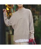 【23区/NIJYUSANKU】の【見上愛さんコラボカラー/Oggi掲載】カシミヤブレンド ハイネック ニット ベージュ系|ID: prp329100004716854 ipo3291000000034827394