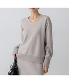 【23区/NIJYUSANKU】の【洗える】カシミヤブレンド Vネック ニット ベージュ系|ID:prp329100004716855