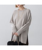 【23区/NIJYUSANKU】の【見上愛さん着用/Oggi掲載/洗える】カシミヤブレンド サイドジップ ニットチュニック ベージュ系|ID: prp329100004716856 ipo3291000000035607691