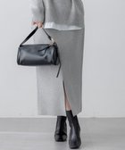 【23区/NIJYUSANKU】の【VERY掲載/洗える】カシミヤブレンド Iライン ニットスカート ライトグレー系|ID: prp329100004716857 ipo3291000000035395256