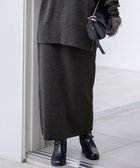 【23区/NIJYUSANKU】の【VERY掲載/洗える】カシミヤブレンド Iライン ニットスカート グレー系|ID: prp329100004716857 ipo3291000000035395258