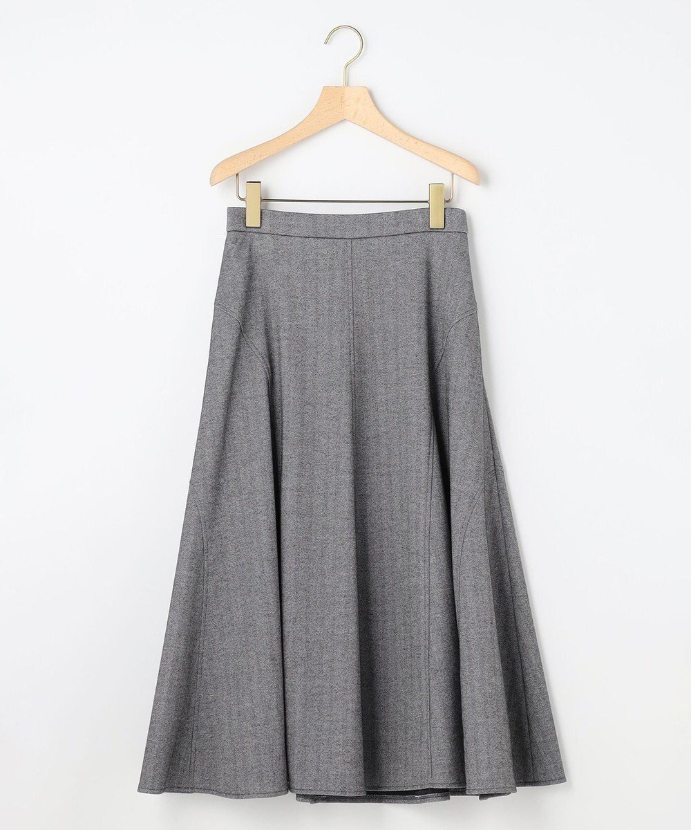 【組曲/KUMIKYOKU】のツイル起毛フレア スカート インテリア・キッズ・メンズ・レディースファッション・服の通販 founy(ファニー) 　ファッション　Fashion　レディースファッション　Fashion for Women　スカート　Skirts　Aライン・フレアスカート　A-Line & Flared Skirts　シンプル　Simple, Minimal　スタイリッシュ　Stylish, Fashionable　ツイル　Twist, Twisted Detail　フレア　Flare, Flared　A/W・秋冬　Autumn/Winter　エレガント 上品　Elegant　モノトーン系7|ID: prp329100004716875 ipo3291000000034080438