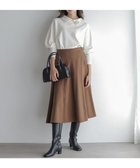 【組曲/KUMIKYOKU】のツイル起毛フレア スカート カカオブラウン系|ID: prp329100004716875 ipo3291000000034105043