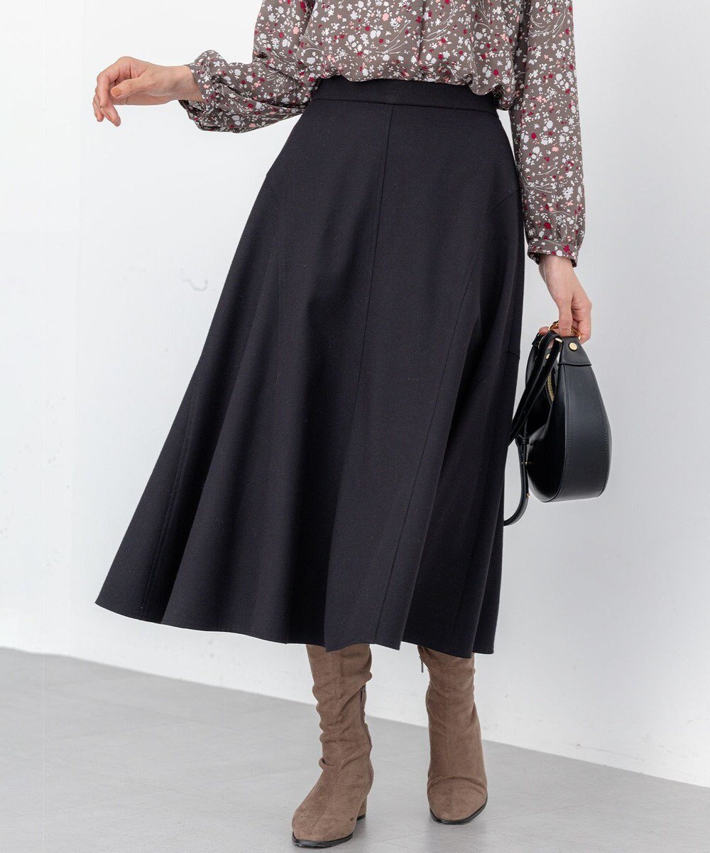 【組曲/KUMIKYOKU】のツイル起毛フレア スカート 人気、トレンドファッション・服の通販 founy(ファニー) 　ファッション　Fashion　レディースファッション　Fashion for Women　スカート　Skirts　Aライン・フレアスカート　A-Line & Flared Skirts　シンプル　Simple, Minimal　スタイリッシュ　Stylish, Fashionable　ツイル　Twist, Twisted Detail　フレア　Flare, Flared　A/W・秋冬　Autumn/Winter　エレガント 上品　Elegant　 other-1|ID: prp329100004716875 ipo3291000000034169379