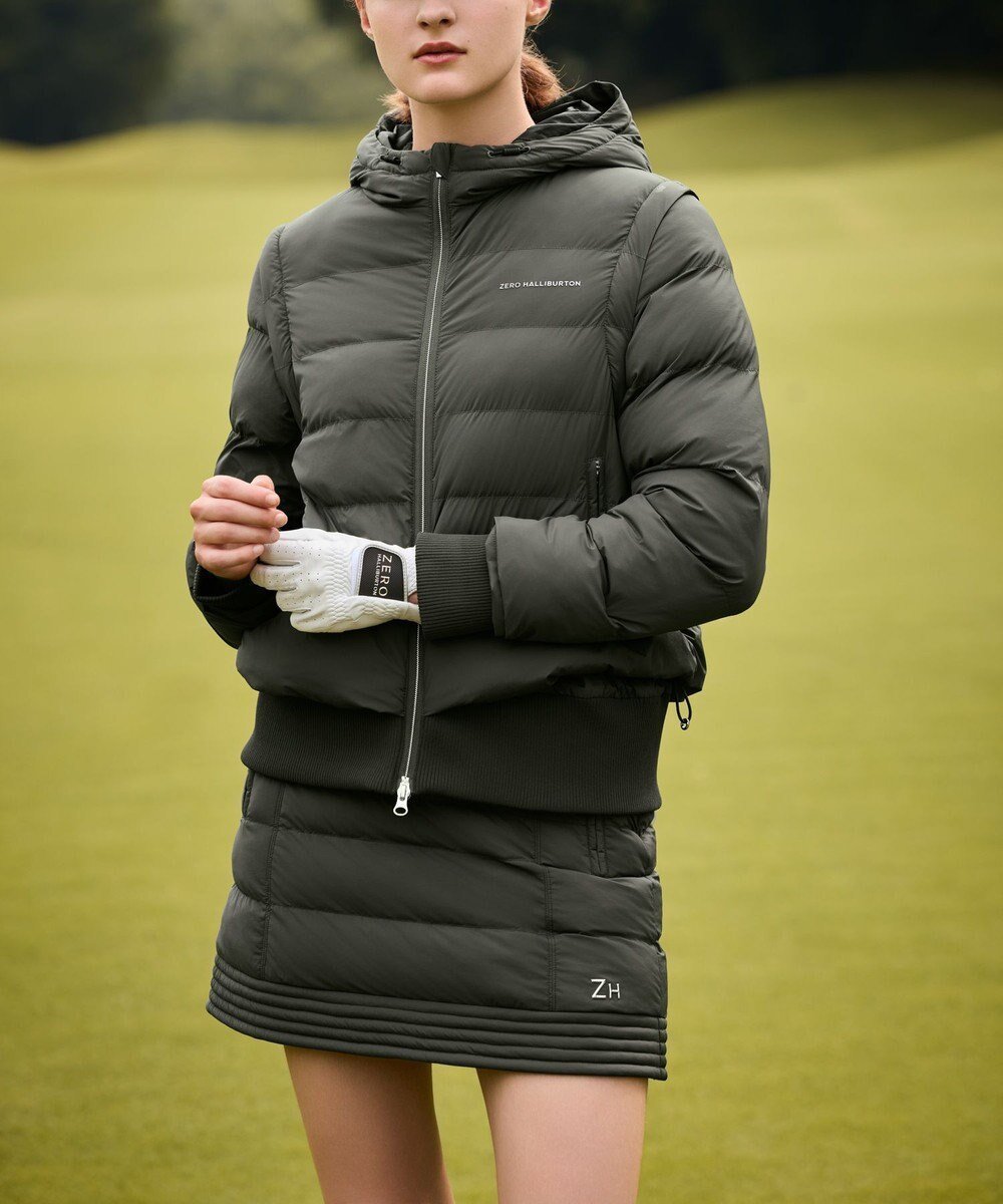 【ゼロハリバートン/ZERO HALLIBURTON】の【袖着脱可能】 2WAY 中綿アウター ZHG-W5A2a 85133 インテリア・キッズ・メンズ・レディースファッション・服の通販 founy(ファニー) ファッション Fashion レディースファッション Fashion for Women アウター Coat / Outerwear Collection コート・ロングコート・ピーコート Long Coats, Peacoats & More レディースジャケット・軽アウター Jackets キルト Quilt, Quilted Fabric コンパクト Compact, Small Size ゴルフ Golf シンプル Simple, Minimal ジャケット Jacket, Outerwear ストレッチ Stretch, Stretchy Fabric ダウン Down, Puffer ベスト Vest, Waistcoat ミックス Mix, Mixed Style A/W・秋冬 Autumn/Winter 軽量 Lightweight, Ultra Light カーキ|ID: prp329100004716890 ipo3291000000034080489