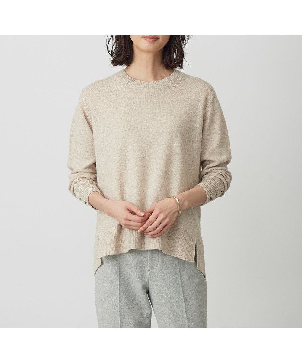 【ジェイ プレス/J.PRESS】のCASHMERE BLEND クルーネック ニット インテリア・キッズ・メンズ・レディースファッション・服の通販 founy(ファニー) ファッション Fashion レディースファッション Fashion for Women トップス・カットソー Cut & Sew Tops ニット Knit Tops & Sweaters セーター Sweater, Knitwear チェリー Cherry, Cherry Pattern ミドル Middle Length, Mid Height ラベンダー Lavender A/W・秋冬 Autumn/Winter おすすめ Recommended / Our Picks エレガント 上品 Elegant ベージュ系|ID: prp329100004716908 ipo3291000000034080548