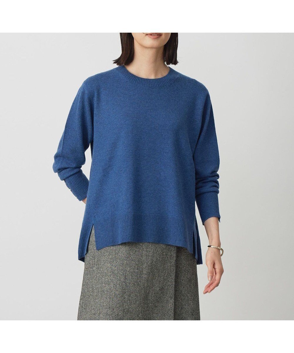 【ジェイ プレス/J.PRESS】のCASHMERE BLEND クルーネック ニット インテリア・キッズ・メンズ・レディースファッション・服の通販 founy(ファニー) ファッション Fashion レディースファッション Fashion for Women トップス・カットソー Cut & Sew Tops ニット Knit Tops & Sweaters セーター Sweater, Knitwear チェリー Cherry, Cherry Pattern ミドル Middle Length, Mid Height ラベンダー Lavender A/W・秋冬 Autumn/Winter おすすめ Recommended / Our Picks エレガント 上品 Elegant ブルー系|ID: prp329100004716908 ipo3291000000034080549