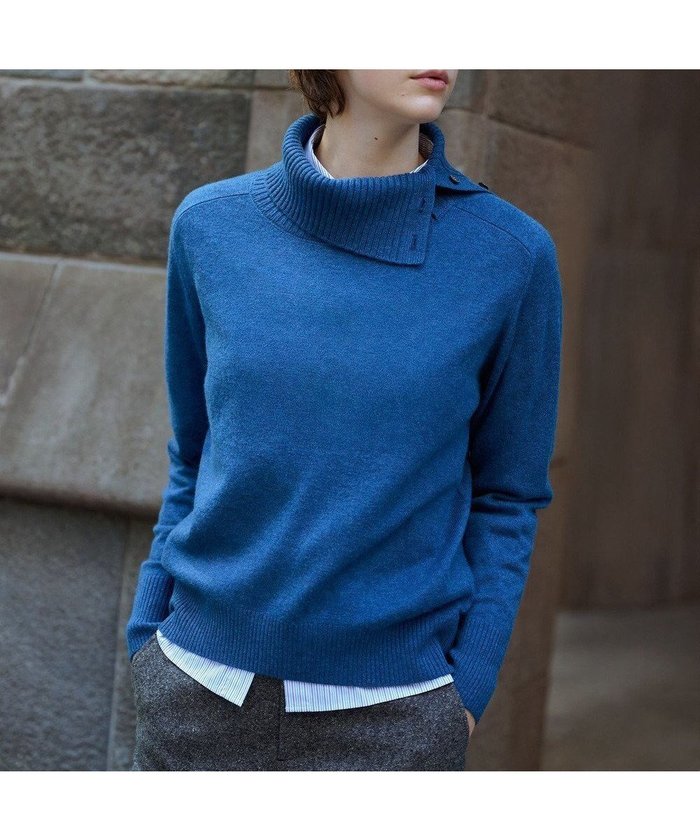 【ジェイ プレス/J.PRESS】のCASHMERE BLEND 襟付き ニット インテリア・キッズ・メンズ・レディースファッション・服の通販 founy(ファニー) https://founy.com/ ファッション Fashion レディースファッション Fashion for Women トップス・カットソー Cut & Sew Tops ニット Knit Tops & Sweaters セーター Sweater, Knitwear タートル Turtleneck, Turtle Collar タートルネック Turtleneck, High Neck バランス Balance, Style Balance リラックス Relax, Relaxed Fit A/W・秋冬 Autumn/Winter |ID: prp329100004716909 ipo3291000000034475027