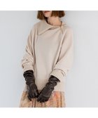 【23区/NIJYUSANKU】の【先行予約】ボイルドウールコンビ ジップ タートルニット 人気、トレンドファッション・服の通販 founy(ファニー) ファッション Fashion レディースファッション Fashion for Women トップス・カットソー Cut & Sew Tops ニット Knit Tops & Sweaters インナー Innerwear シンプル Simple, Minimal ジップ Zip, Zipper セーター Sweater, Knitwear タートル Turtleneck, Turtle Collar チュニック Tunic, Long Top デニム Denim, Jeans Material 定番 Standard, Basic Item なめらか Smooth, Silky Texture フェルト Felt, Felt Fabric ワイド Wide, Wide Fit A/W・秋冬 Autumn/Winter 冬 Winter / This Winter 新作・新入荷 New Arrivals / New In エレガント 上品 Elegant 2025年 2025 2025-2026秋冬・A/W Autumn/Winter 2025–26 AW25–26 thumbnail ベージュ系|ID: prp329100004716916 ipo3291000000034080578