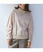 【23区/NIJYUSANKU】のボイルドウールコンビ ジップ タートルニット 人気、トレンドファッション・服の通販 founy(ファニー) ファッション Fashion レディースファッション Fashion for Women トップス・カットソー Cut & Sew Tops ニット Knit Tops & Sweaters インナー Innerwear シンプル Simple, Minimal ジップ Zip, Zipper セーター Sweater, Knitwear タートル Turtleneck, Turtle Collar チュニック Tunic, Long Top デニム Denim, Jeans Material 定番 Standard, Basic Item なめらか Smooth, Silky Texture フェルト Felt, Felt Fabric ワイド Wide, Wide Fit A/W・秋冬 Autumn/Winter 冬 Winter / This Winter エレガント 上品 Elegant 2025年 2025 2025-2026秋冬・A/W Autumn/Winter 2025–26 AW25–26 thumbnail ベージュ系|ID: prp329100004716916 ipo3291000000036254806