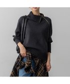 【23区/NIJYUSANKU】のボイルドウールコンビ ジップ タートルニット 人気、トレンドファッション・服の通販 founy(ファニー) ファッション Fashion レディースファッション Fashion for Women トップス・カットソー Cut & Sew Tops ニット Knit Tops & Sweaters インナー Innerwear シンプル Simple, Minimal ジップ Zip, Zipper セーター Sweater, Knitwear タートル Turtleneck, Turtle Collar チュニック Tunic, Long Top デニム Denim, Jeans Material 定番 Standard, Basic Item なめらか Smooth, Silky Texture フェルト Felt, Felt Fabric ワイド Wide, Wide Fit A/W・秋冬 Autumn/Winter 冬 Winter / This Winter エレガント 上品 Elegant 2025年 2025 2025-2026秋冬・A/W Autumn/Winter 2025–26 AW25–26 thumbnail グレー系|ID: prp329100004716916 ipo3291000000036254808