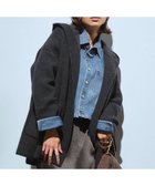 【23区/NIJYUSANKU】の【洗える】ラクーンブレンドダブルフェイス フーディー ニットカーディガン グレー系|ID:prp329100004716918