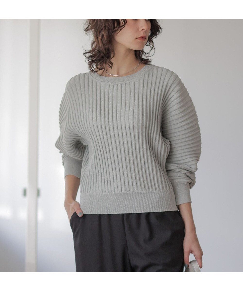 【組曲/KUMIKYOKU】のラメリブドルマン ニット 人気、トレンドファッション・服の通販 founy(ファニー) ファッション Fashion レディースファッション Fashion for Women トップス・カットソー Cut & Sew Tops ニット Knit Tops & Sweaters シンプル Simple, Minimal セーター Sweater, Knitwear ドレープ Drape, Draping Fabric プリーツ Pleats, Pleated ボトム Bottoms, Lower Wear リブニット Rib Knit, Ribbed Knit ロング Long, Long-Length A/W・秋冬 Autumn/Winter エレガント 上品 Elegant other-1|ID: prp329100004716920 ipo3291000000034426321