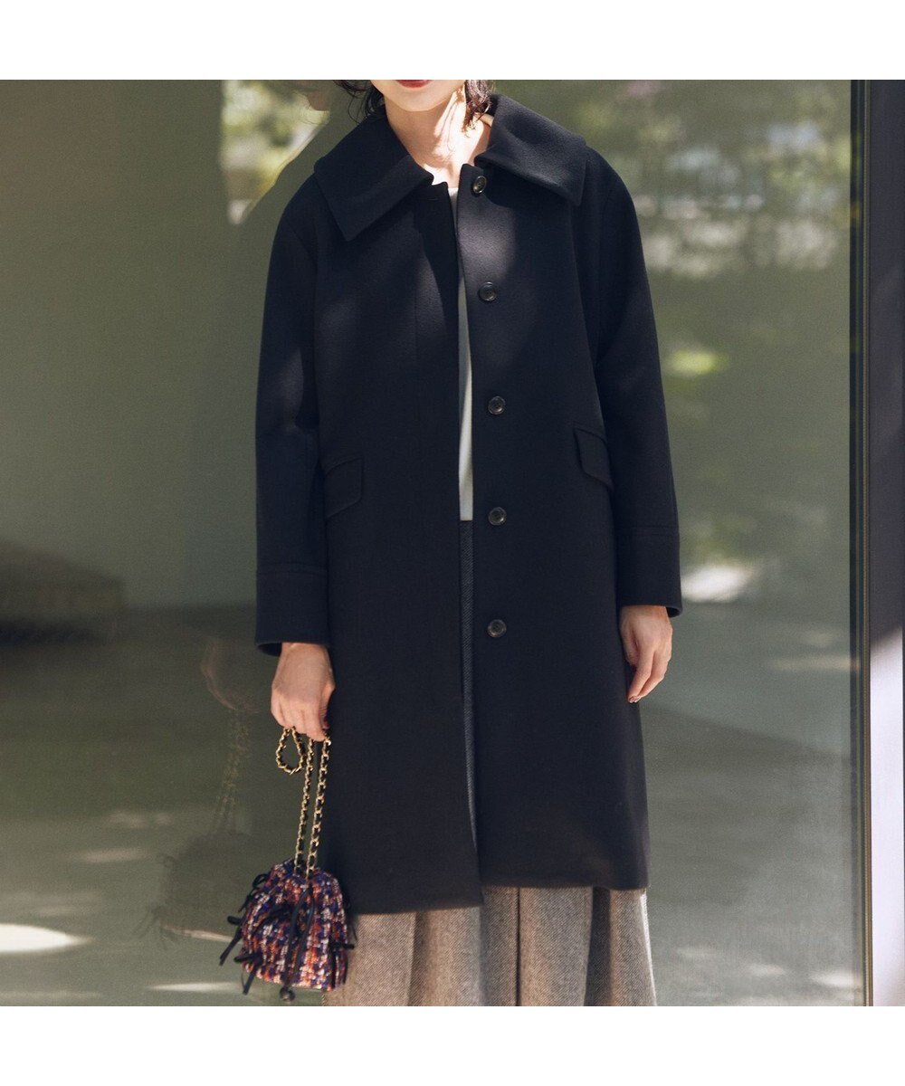 【組曲/KUMIKYOKU】のウールモッサステンカラー コート 人気、トレンドファッション・服の通販 founy(ファニー) ファッション Fashion レディースファッション Fashion for Women アウター Coat / Outerwear Collection コート・ロングコート・ピーコート Long Coats, Peacoats & More レディースジャケット・軽アウター Jackets ジャケット Jacket, Outerwear A/W・秋冬 Autumn/Winter エレガント 上品 Elegant other-1|ID: prp329100004716921 ipo3291000000034607896