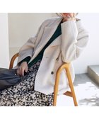 【組曲/KUMIKYOKU】のダブルブレストリバー コート アイボリー系|ID: prp329100004716923 ipo3291000000035516507