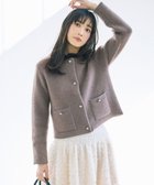 【組曲/KUMIKYOKU】の【加藤ローサさん着用】フラッフィーファーニット ジャケット 人気、トレンドファッション・服の通販 founy(ファニー) ファッション Fashion レディースファッション Fashion for Women カーディガン Cardigan, Knitwear ショート Short, Short Length シンプル Simple, Minimal ジャケット Jacket, Outerwear バランス Balance, Style Balance ビジュー Bijou, Jewel-like Accent ベーシック Basic, Essential ボトム Bottoms, Lower Wear A/W・秋冬 Autumn/Winter おすすめ Recommended / Our Picks エレガント 上品 Elegant thumbnail ブラウン系|ID: prp329100004716932 ipo3291000000034827395