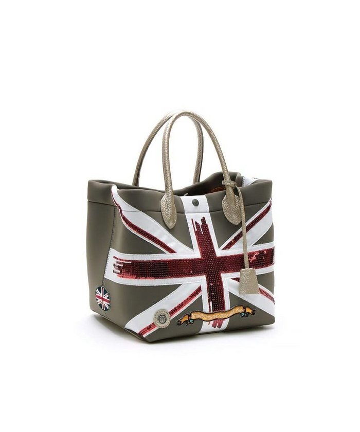 【アクセソワドゥマドモワゼルジャップ/A.D.M.J】の【魔法のように軽い】マジックライト/ユニオンジャックキューブトート25cm インテリア・キッズ・メンズ・レディースファッション・服の通販 founy(ファニー) https://founy.com/ ファッション Fashion レディースファッション Fashion for Women バッグ Bags スーツ Suit, Formalwear センター Center, Center Line ダブル Double, Double-Breasted フォーム Form ポケット Pocket, Pocket Detail ポーチ Pouch, Small Case モチーフ Motif, Design Theme |ID: prp329100004716938 ipo3291000000036008011