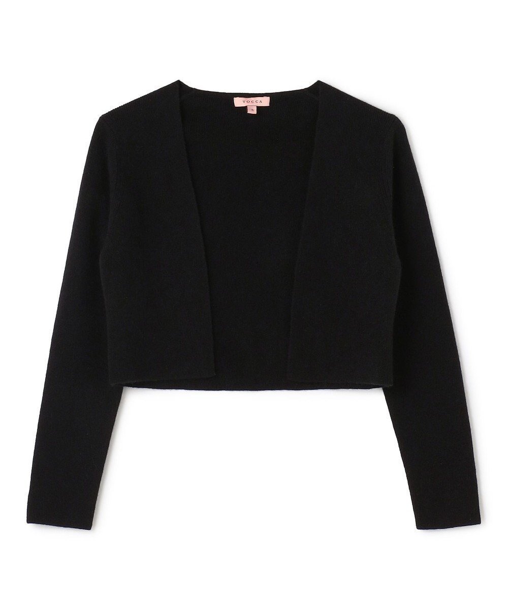 【トッカ/TOCCA】の【洗える】CASHMERE ボレロ インテリア・キッズ・メンズ・レディースファッション・服の通販 founy(ファニー) 　ファッション　Fashion　レディースファッション　Fashion for Women　アウター　Coat / Outerwear Collection　ボレロ・ショート丈ジャケット / ドレス羽織りに　Boleros & Short Jackets　トップス・カットソー　Cut & Sew Tops　ニット　Knit Tops & Sweaters　洗える　Machine Washable　コンパクト　Compact, Small Size　ショート　Short, Short Length　セーター　Sweater, Knitwear　ドレス　Dress, One-Piece　定番　Standard, Basic Item　フォーマル　Formal, Dressy　ボレロ　Bolero, Short Cardigan　冬　Winter / This Winter　A/W・秋冬　Autumn/Winter　新作・新入荷　New Arrivals / New In　エレガント 上品　Elegant　セレモニー　Ceremony　2025年　2025　2025-2026秋冬・A/W　Autumn/Winter 2025–26 AW25–26　ブラック系|ID: prp329100004716944 ipo3291000000034080681